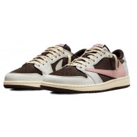 Кроссовки Nike Air Jordan Low OG Travis Scott Dark Pony Pink Oxford