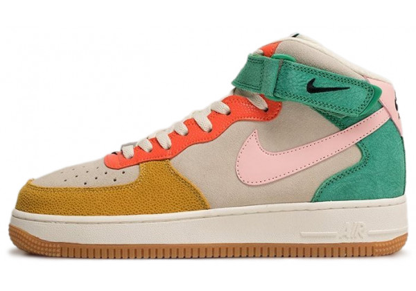 Nike Air Force 1 Mid Vivid Sulfur Rush Orange