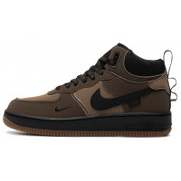 Nike Air Force 1 Mid Tan Brown Black