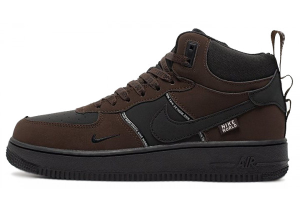 Nike Air Force 1 Mid Dark Brown Black