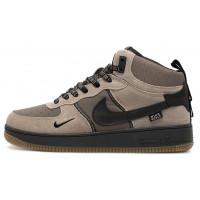 Nike Air Force 1 Mid Beige Black