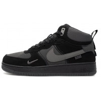 Nike Air Force 1 Mid Grey Black