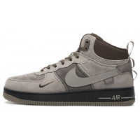 Nike Air Force 1 Mid Grey Brown Black