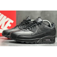 Nike Air Max 90 Leather Black зимние