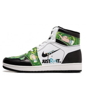 Кроссовки Nike Air Jordan 1 Mid Rick and Morty Just Rick It