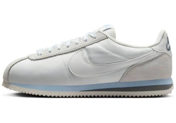 Кроссовки Nike Cortez серые с синим