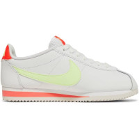 Кроссовки Nike Cortez белые с желтым