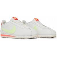 Кроссовки Nike Cortez белые с желтым