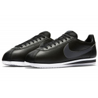 Nike Cortez Classic Leather моно черные