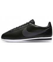 Nike Cortez Classic Leather моно черные