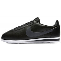 Nike Cortez Classic Leather моно черные