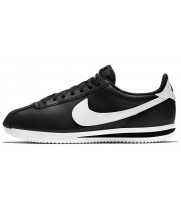 Кроссовки Nike Cortez Classic Leather черные с белым