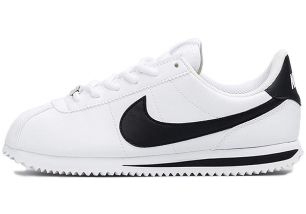 Кроссовки Nike Cortez белые с черным