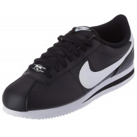 Nike cortez classic leather black online