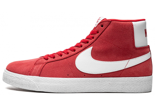 Nike SB Zoom Blazer Mid Red Suede