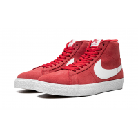 Nike SB Zoom Blazer Mid Red Suede