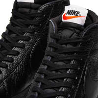 Nike Blazer 77 Mid All Black с мехом