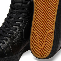 Nike Blazer 77 Mid All Black с мехом