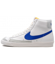 Кроссовки Nike Blazer Mid 77 Vintage белые с синим