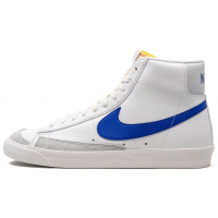 Кроссовки Nike Blazer Mid 77 Vintage белые с синим