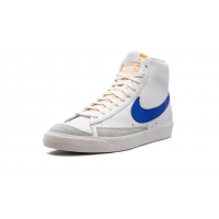 Кроссовки Nike Blazer Mid 77 Vintage белые с синим