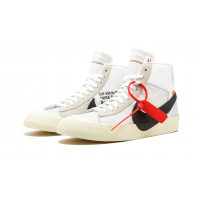 Мужские Jordan Retro 1 High Og x Off-White Blazer (Белые) 