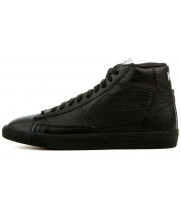 Nike Blazer 77 Mid All Black с мехом