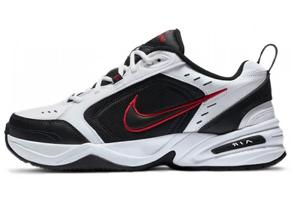 Кроссовки Nike M2k Tekno черно-белые с красным