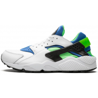 Nike Huarache Run White Blue Green