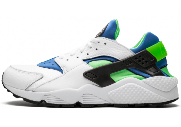 Nike Huarache Run White Blue Green