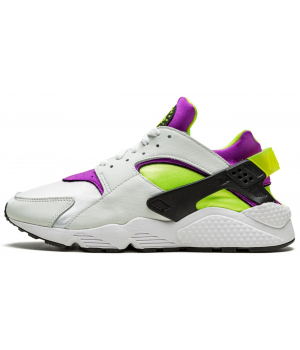 Nike Air Huarache Run Neon Yellow Magenta