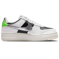 Nike Air Force 1 Shadow White Metallic Silver Green