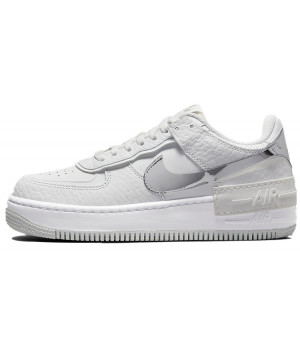 Кроссовки Nike Air Force 1 Shadow White Metallic Silver