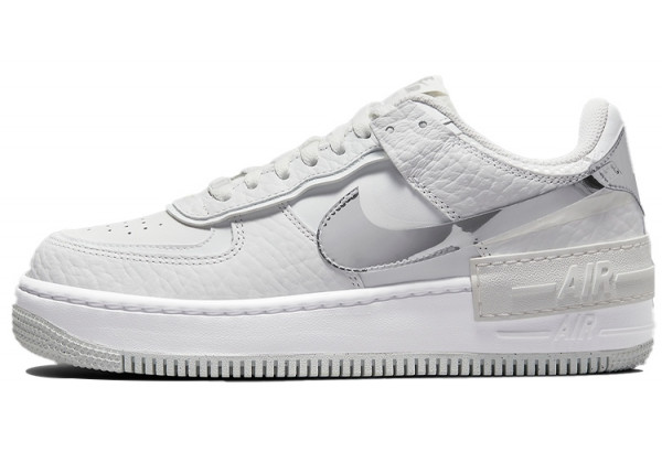 Кроссовки Nike Air Force 1 Shadow White Metallic Silver