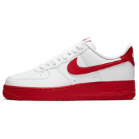 Nike Air Force 1 Low White Red Sole