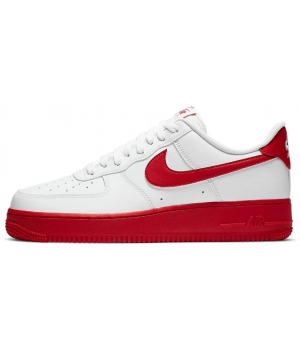 Nike Air Force 1 Low White Red Sole