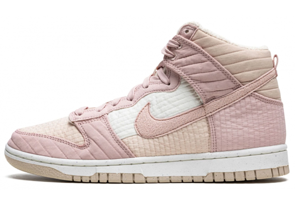 Кроссовки Nike Dunk High WMNS Next Nature Pink Oxford