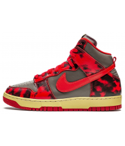 Кроссовки Nike Dunk High 1985 Red Acid Wash