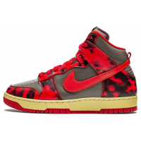 Кроссовки Nike Dunk High 1985 Red Acid Wash