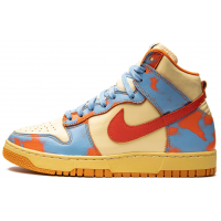 Кроссовки Nike Dunk High 1985 Orange Acid Wash