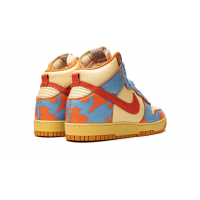 Кроссовки Nike Dunk High 1985 Orange Acid Wash