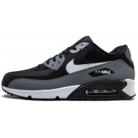 Кроссовки Nike Air Max 90 Leather Black Grey White