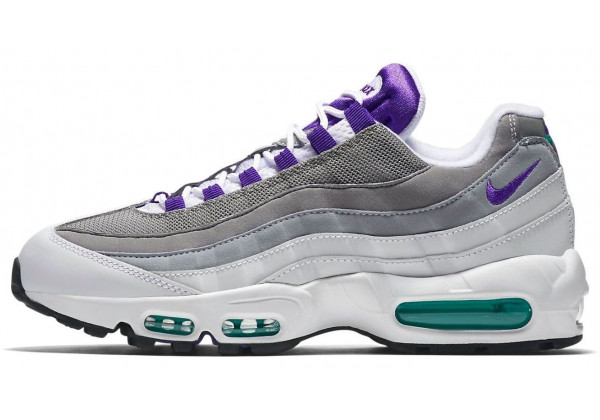 Nike Air Max 95 White Grey Purple