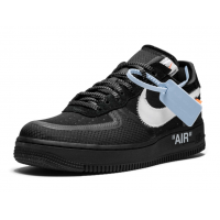 Кроссовки Nike Air Force Black White черно-белые