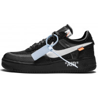 Кроссовки Nike Air Force Black White черно-белые