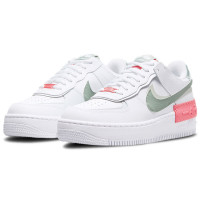 Кроссовки Nike Air Force 1 Low Shadow белые с розовым