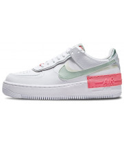 Кроссовки Nike Air Force 1 Low Shadow белые с розовым