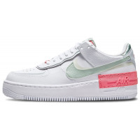 Кроссовки Nike Air Force 1 Low Shadow белые с розовым