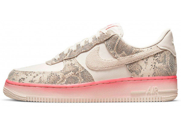 Nike Air Force 1 Low Snakeskin Sail Pink Nebula