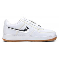 Travis Scott x Nike Air Force 1 Low Zipper White Gum